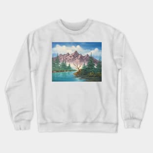 Purple Mountain Range Crewneck Sweatshirt